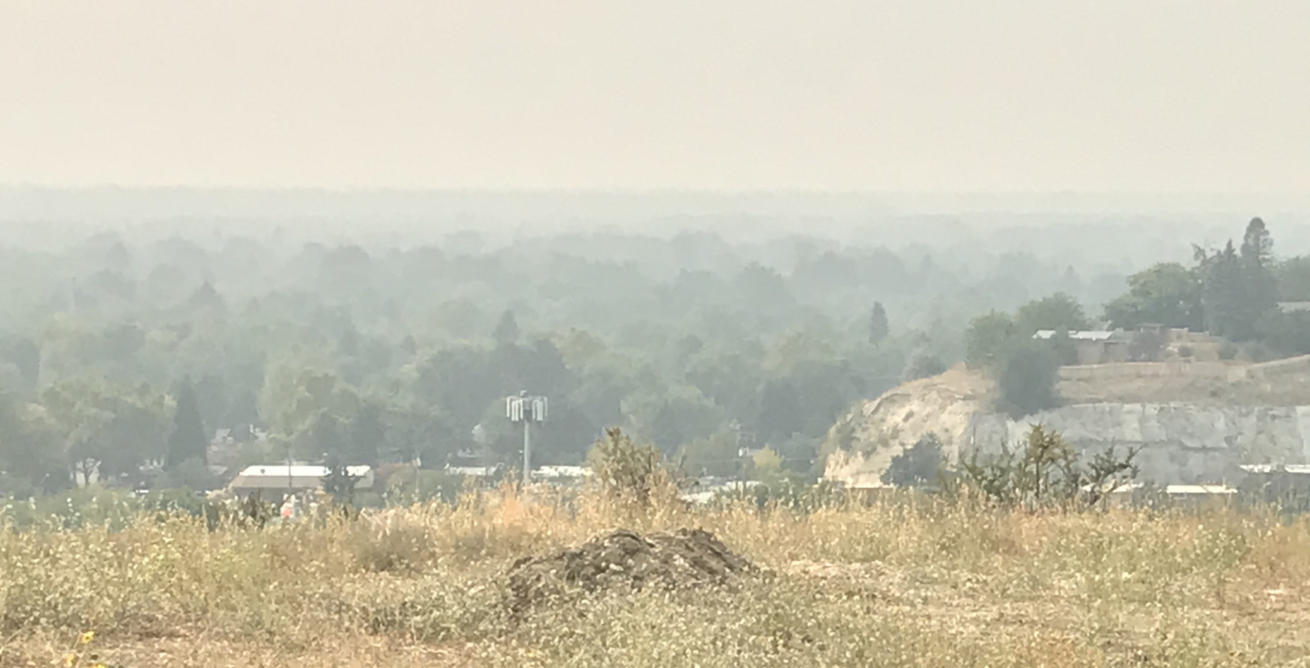 Poor air quality in Boise, ID on September 16, 2020. Staff photo.